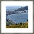 Coast Road And Promenade At Llandudno Framed Print