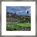 Corinth, The Ancient Theater Framed Print