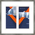 Corporate Business Template Framed Print