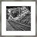 Cotter Railway Tunnel - Black And White Edition Framed Print