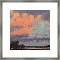 Cotton Candy Clouds Framed Print