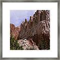 Cottonwood Spires #2-v Framed Print