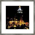 Country Club Plaza After Dark Framed Print