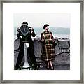 Couple With Viewfinder Framed Print