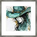 Cowgirl Sparkle 2 Framed Print