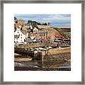 Crail Harbour Framed Print