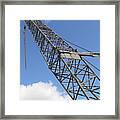 Crane - Lifting Sky Is The Limit Framed Print