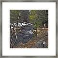 Creek Flowing Framed Print