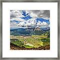 Crested Butte Clouds Framed Print