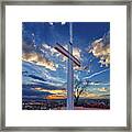 Cross Of The Martyrs - Historical Monument In Santa Fe New Mexico Framed Print