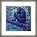 Cross River Gorilla Framed Print