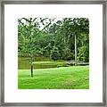 Cross The Pond Framed Print