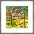Crow,s House Painting # 258 Framed Print