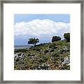 Cumulus Clouds - Sierra Nevada Framed Print