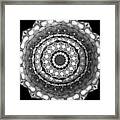 Daisy Wedding Cake Fractal Abstract Framed Print