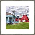 Dalton Farmhouse - Red Oak Ii - Route 66 Framed Print