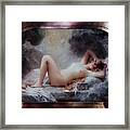 Danae And The Shower Of Gold By Leon Comerre Classical Art Old Masters Reproduction Framed Print