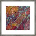 Dancing With Fire Interpreting The Calligraphy Of Its Burns Framed Print