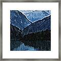 Dawes Glacier Layers Framed Print