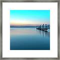 Dawn Over The Sea Of Galilee 1 Framed Print