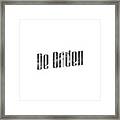 De Orden Framed Print