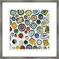 Decorative Plates On The Wall Framed Print