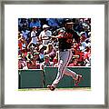 Delmon Young And Xander Bogaerts Framed Print