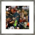 Delmon Young Framed Print