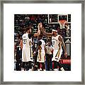 Demarcus Cousins And Anthony Davis Framed Print