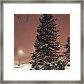 Denver Snow Framed Print