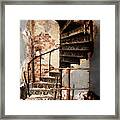 Derelict Staircase Framed Print
