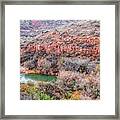 Desert Canyon River Framed Print