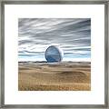 Desert Sphere Framed Print