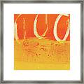 Desert Sun Framed Print