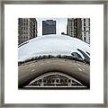 Deserted Bean In Millennium Park Framed Print