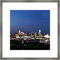 Devou Park View Cincinnati Skyline Framed Print