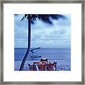 Dinner Table On The Beach In Mozambique Framed Print