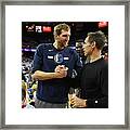 Dirk Nowitzki And Steve Nash Framed Print