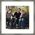 Disabled Friends Framed Print