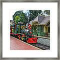 Disneyland Railroad Framed Print