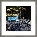 Doc Randall's Ole Medicine Show Carriage Framed Print