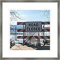 Dock Closed At Steamboat Landing Framed Print