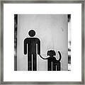 Dog Walking Framed Print