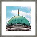 Dome Of The Basilica In Esztergom Hungary Framed Print
