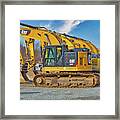 Done For The Season Construction Equipment Three Framed Print