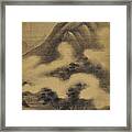 Dong Qichang Cloudy Mountains Framed Print