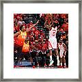 Donovan Mitchell And James Harden Framed Print