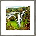 Double Arch Bridge- Photo By Linda Woods Framed Print