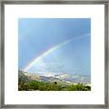 Double Rainbow In The Old Pueblo Framed Print
