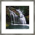 Double Splendor In The Smoky Mountains Of Tennessee Framed Print